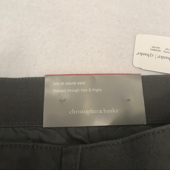 Christopher & Banks Gray Slimming Jeans - Picture 4 of 7